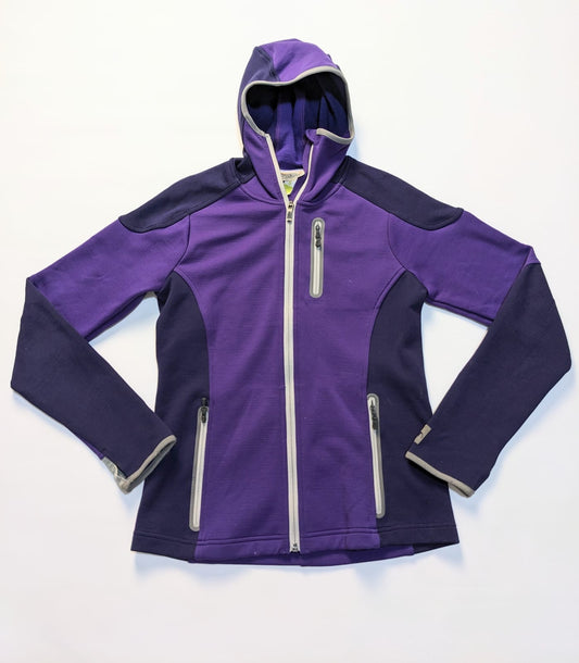 Merino Kapuzen Jacke von Smartwool (S Damen) Zip Hoodie lila - wanderlich.com