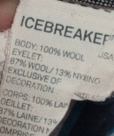 Pure Merino Hemd von Icebreaker (S Herren) weiß blau kariert