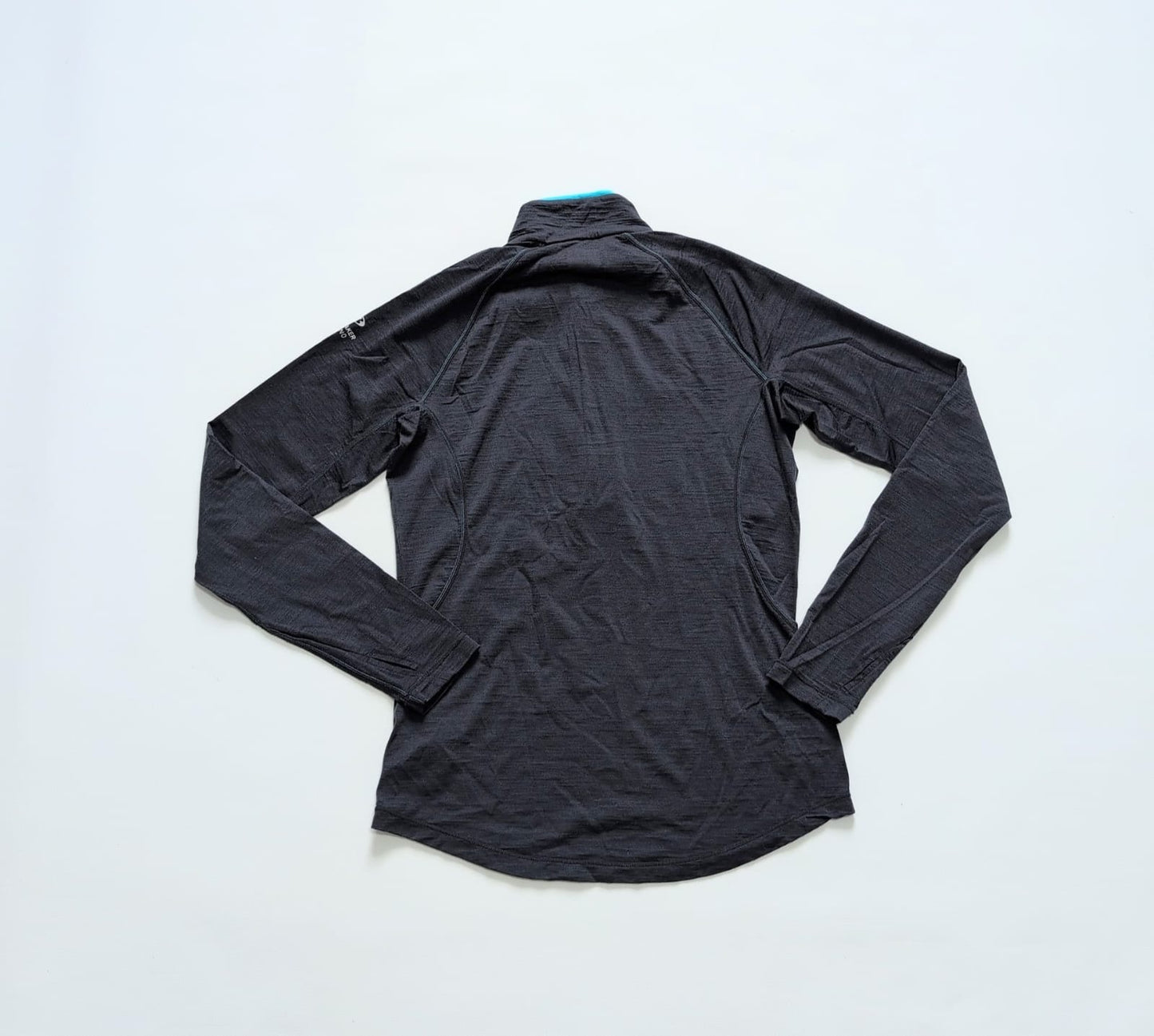 Merino Longsleeve von Icebreaker 150 (L Damen) Zip Shirt grau