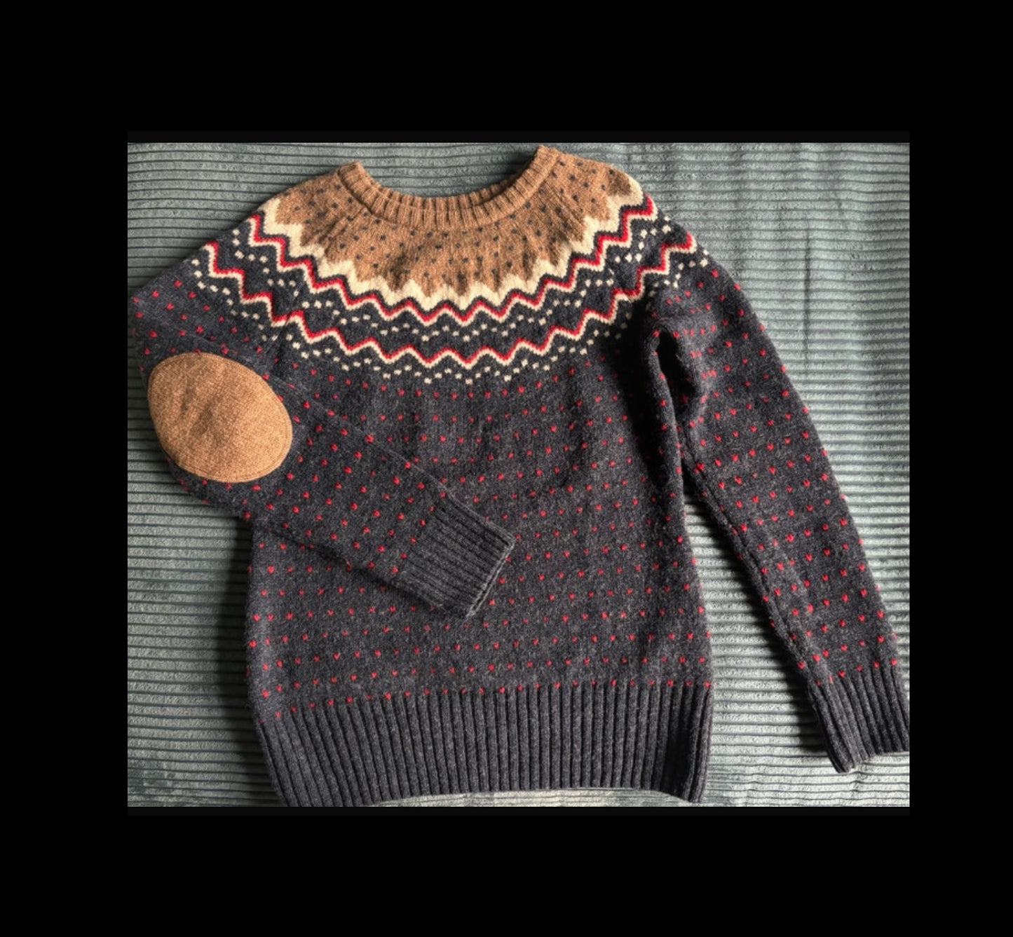 Strick- Pullover (S Damen) Fjällräven Övik Knit Sweater (Wolle) dunkelblau