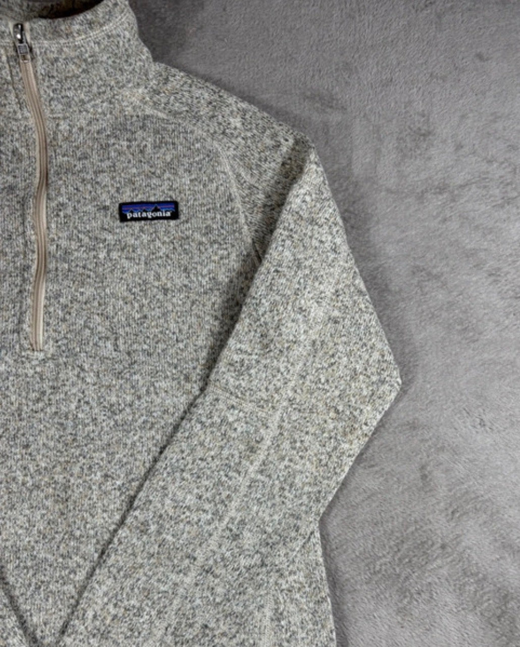 Pullover von Patagonia (S Damen) Better Fleece Strickoptik beige - wanderlich.com