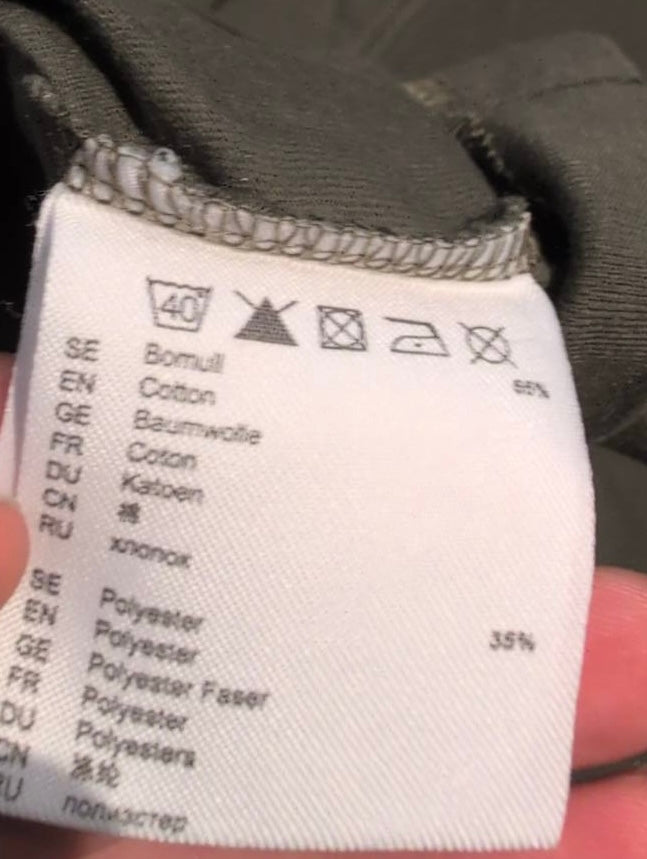 T-Shirt von Fjällräven (L Herren) Baumwolle khaki Brustprint