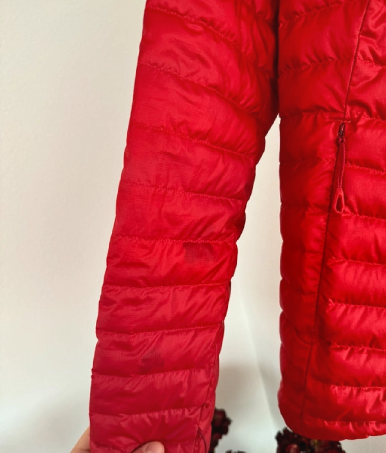 Daunen- Jacke von Mammut (XS und S Damen) rot