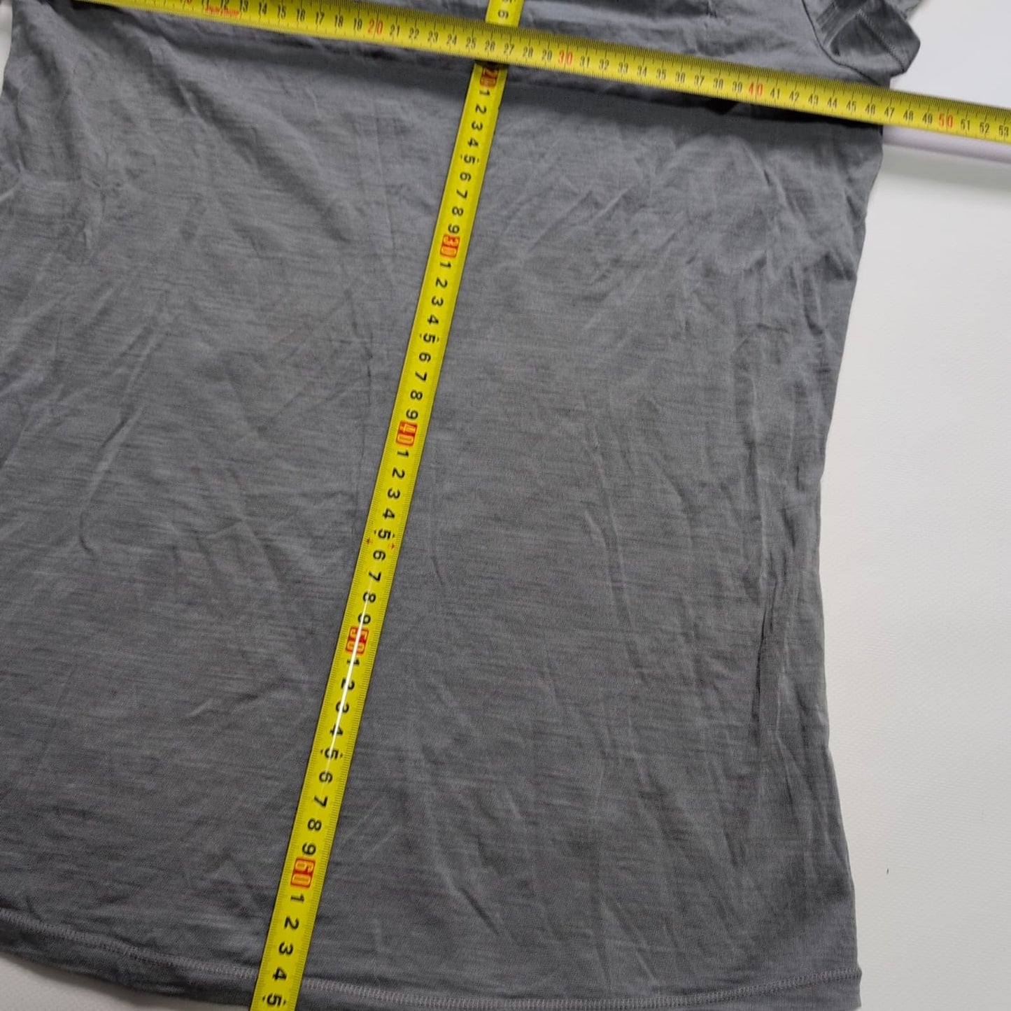 T-Shirt von Icebreaker Merino (L Damen) grau Print