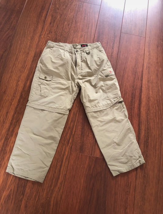 Outdoor Hose von Fjällräven (XXL / 44 Damen ) Zip-Off olive-beige