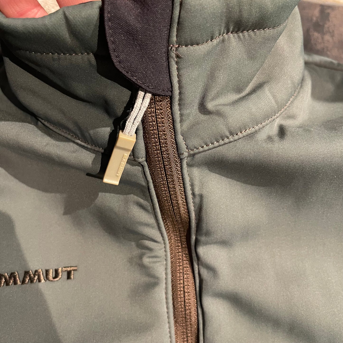 Softshell Jacke von Mammut ( M Damen) mit Warmem Fleece innen - khaki