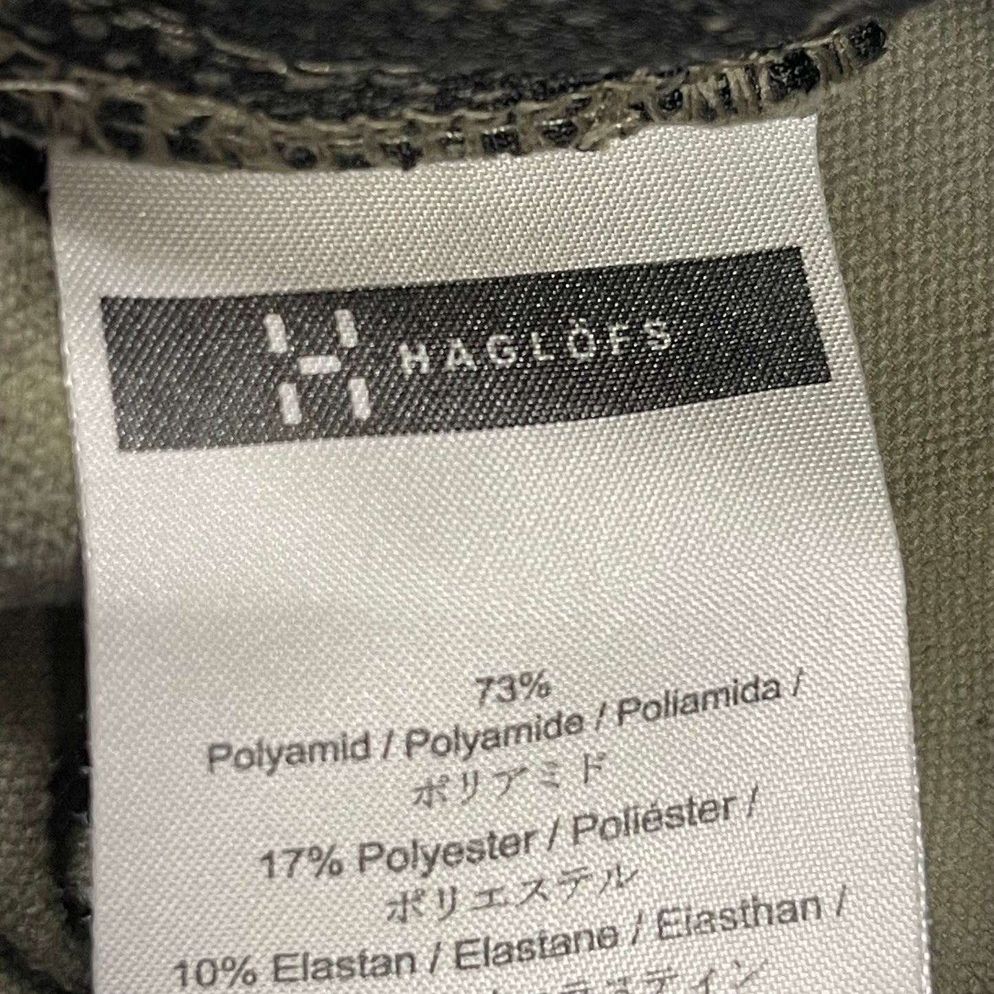 Ultraleichte Softshell Hose von Haglöfs (S Damen) elastisch olive beige