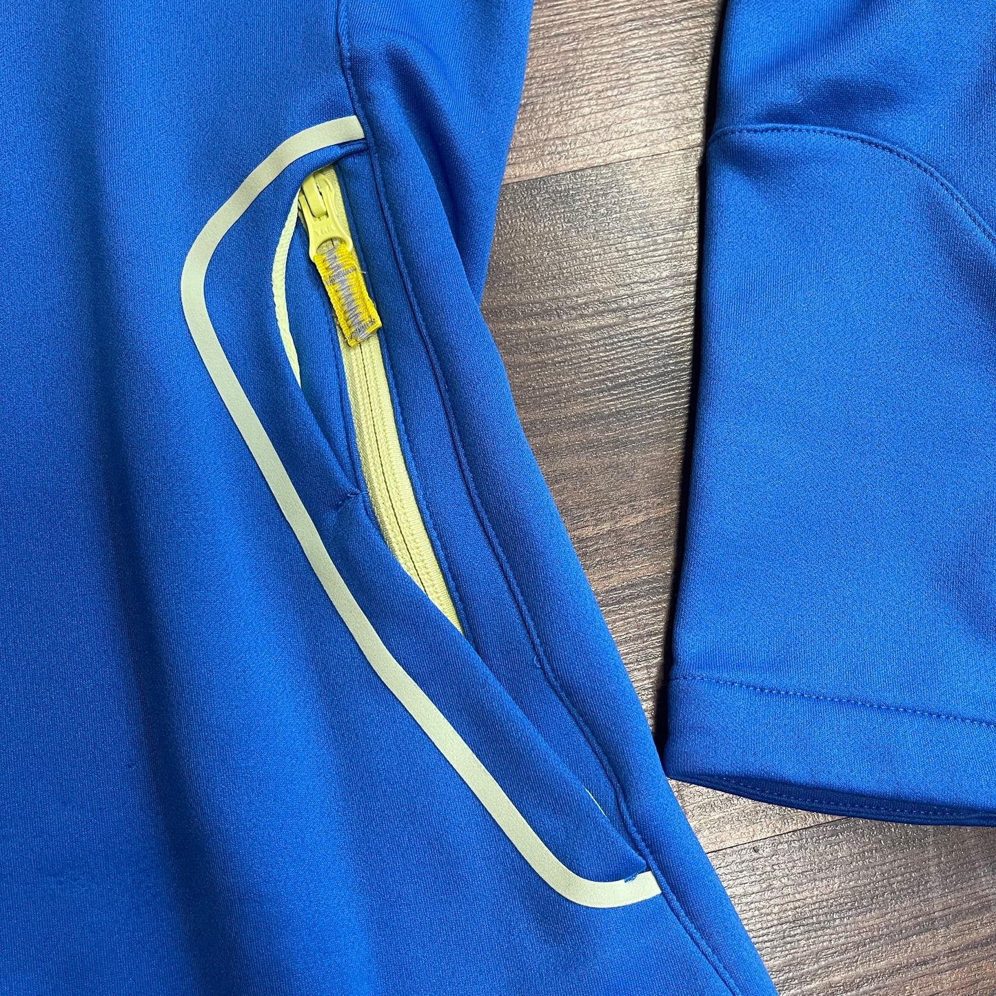 Fleecejacke von Salewa (L Damen) Zipper Hoodie blau