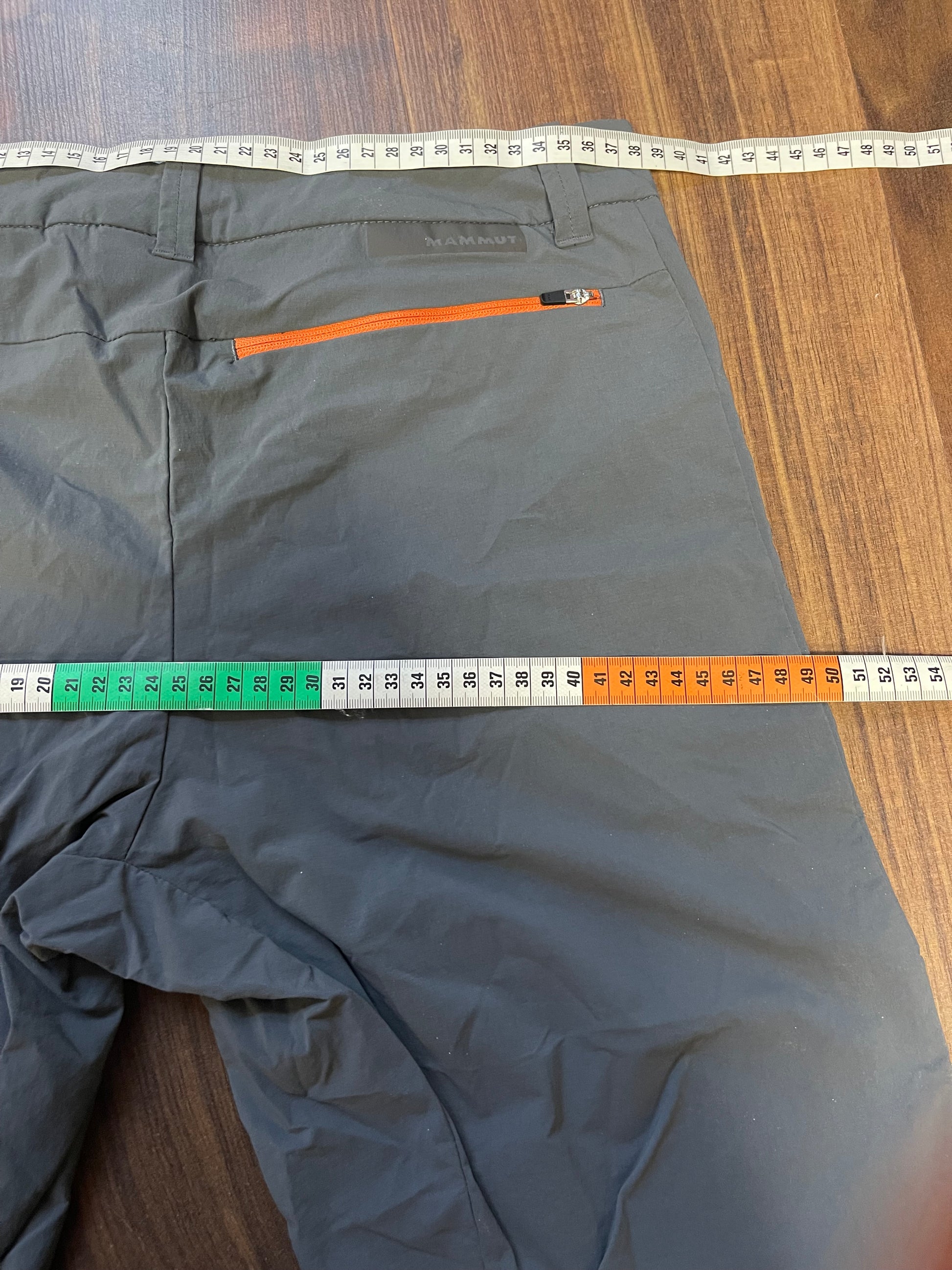 Technische Shorts von Mammut (Herren S) grau elastisch - wanderlich.com