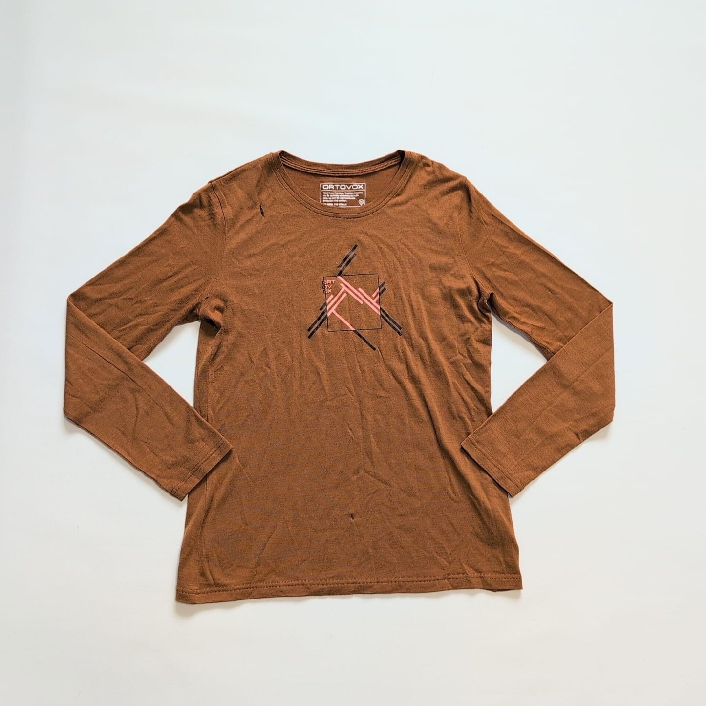 Pure Merino Longsleeve von Ortovox (M Damen) Ocker / senffarbig
