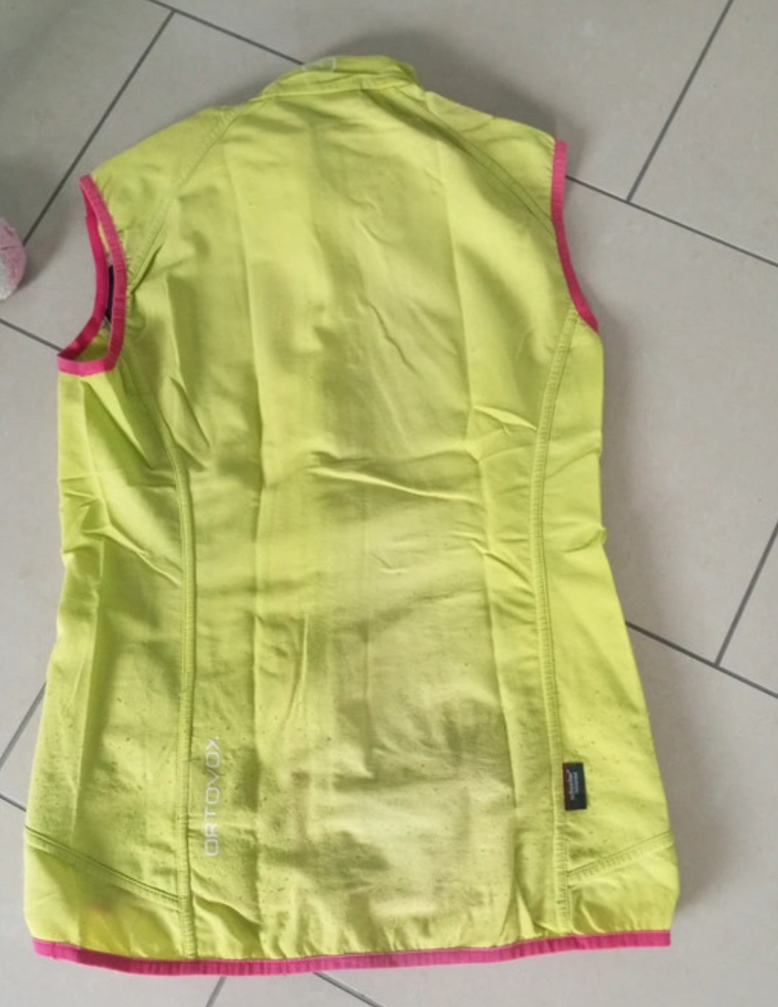Weste von Ortovox Merino Inside (XS Damen) Softshell neongrün
