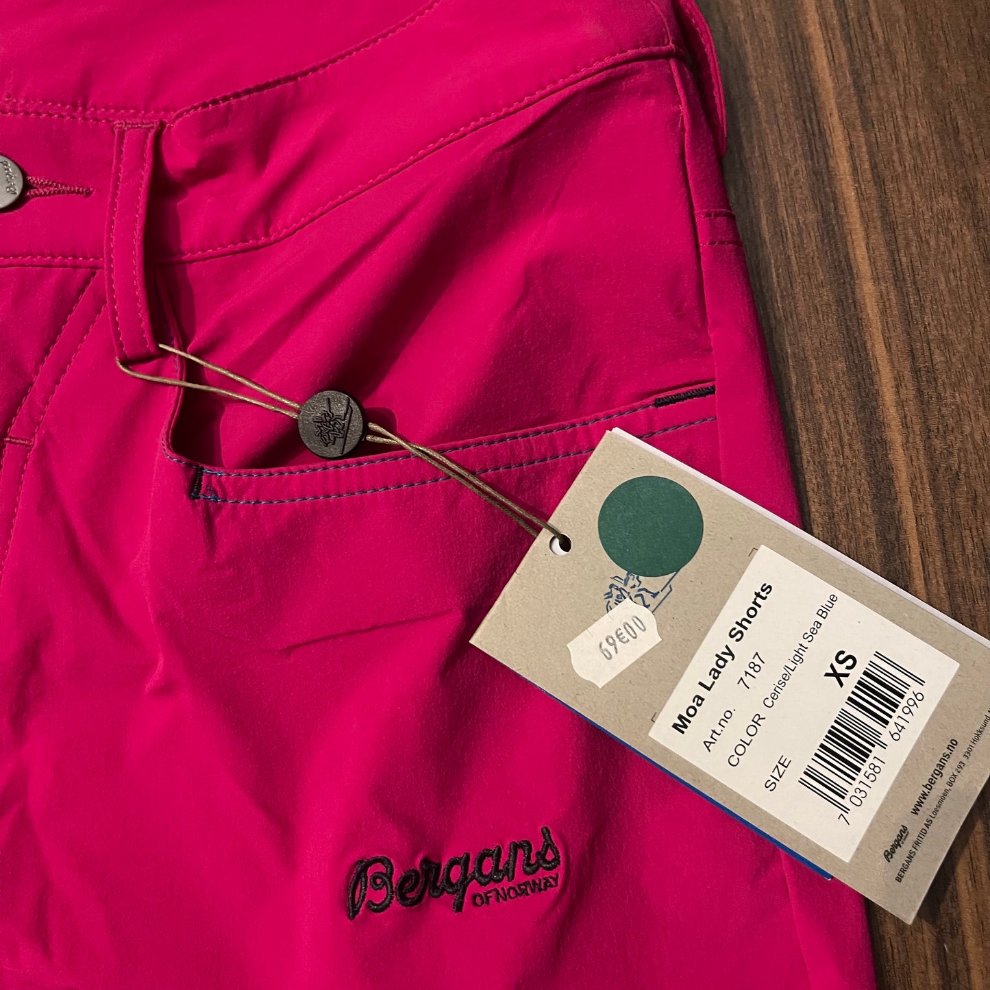 Shorts von Bergans (XS Damen) kurze Wanderhose pink