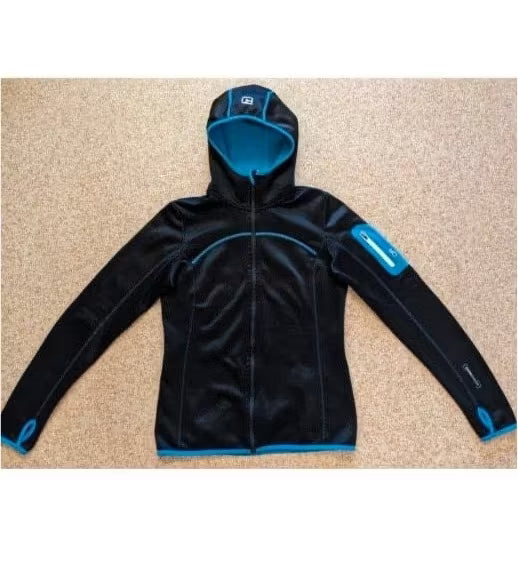 Ortovox Merino Zip Jacke (M Damen) Kapuzenjacke schwarz