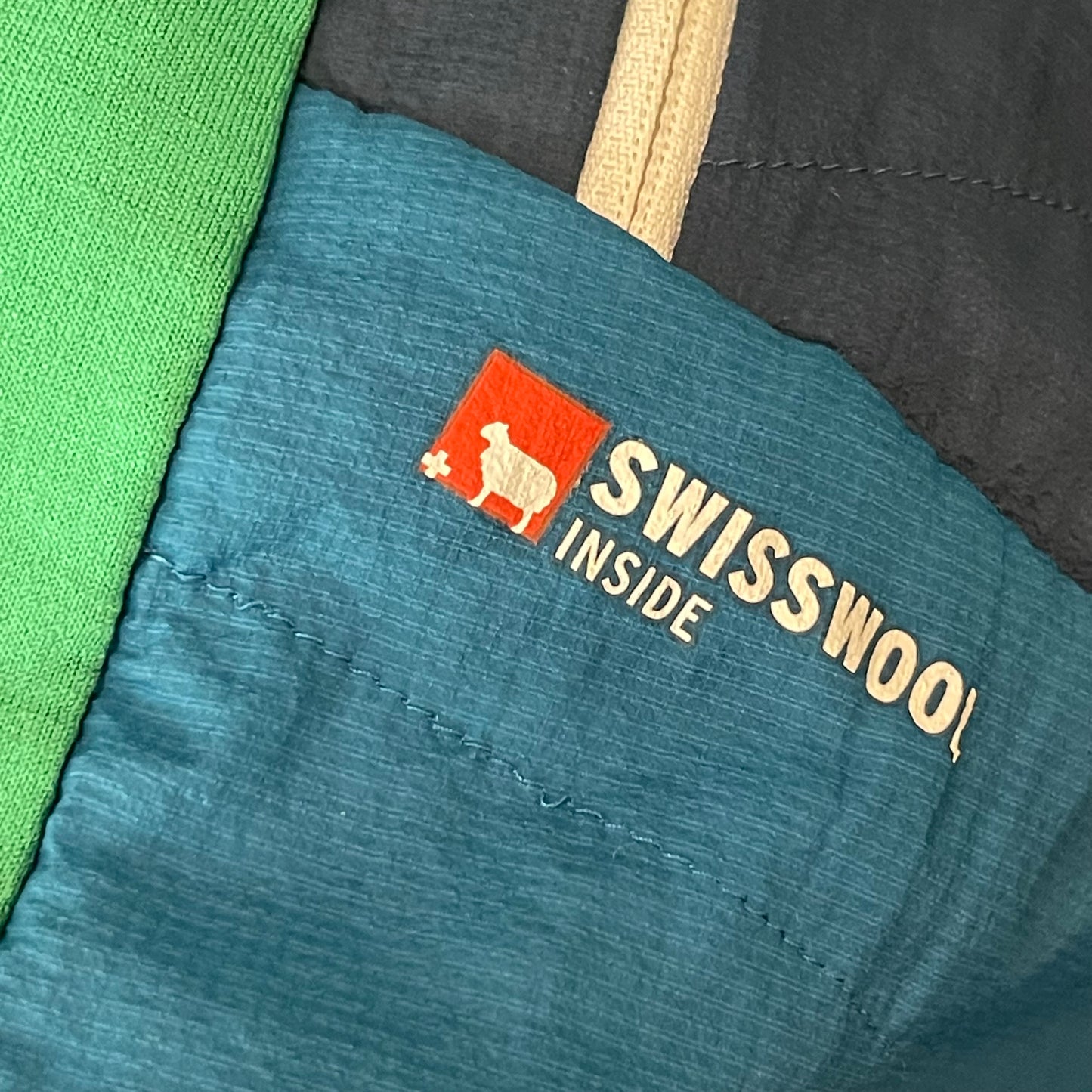 Ortovox Jacke Merino inside (XXL Herren) Hybrid grün-blau - wanderlich.com