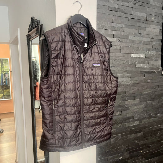 Isolations- Stepp Weste von Patagonia (M Herren) Nano Puff schwarz