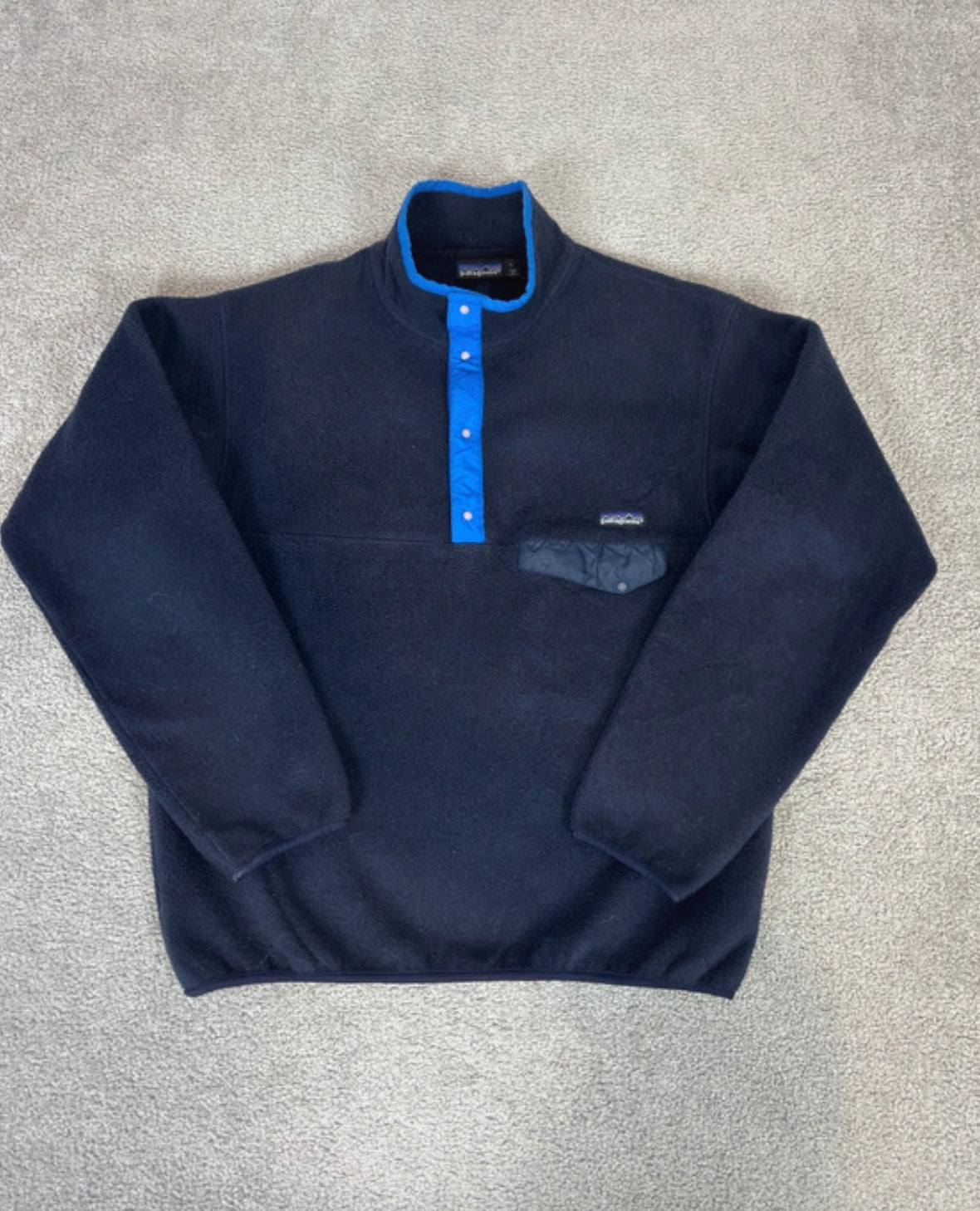 Fleece Pullover Patagonia Synchilla (L Herren) marineblau