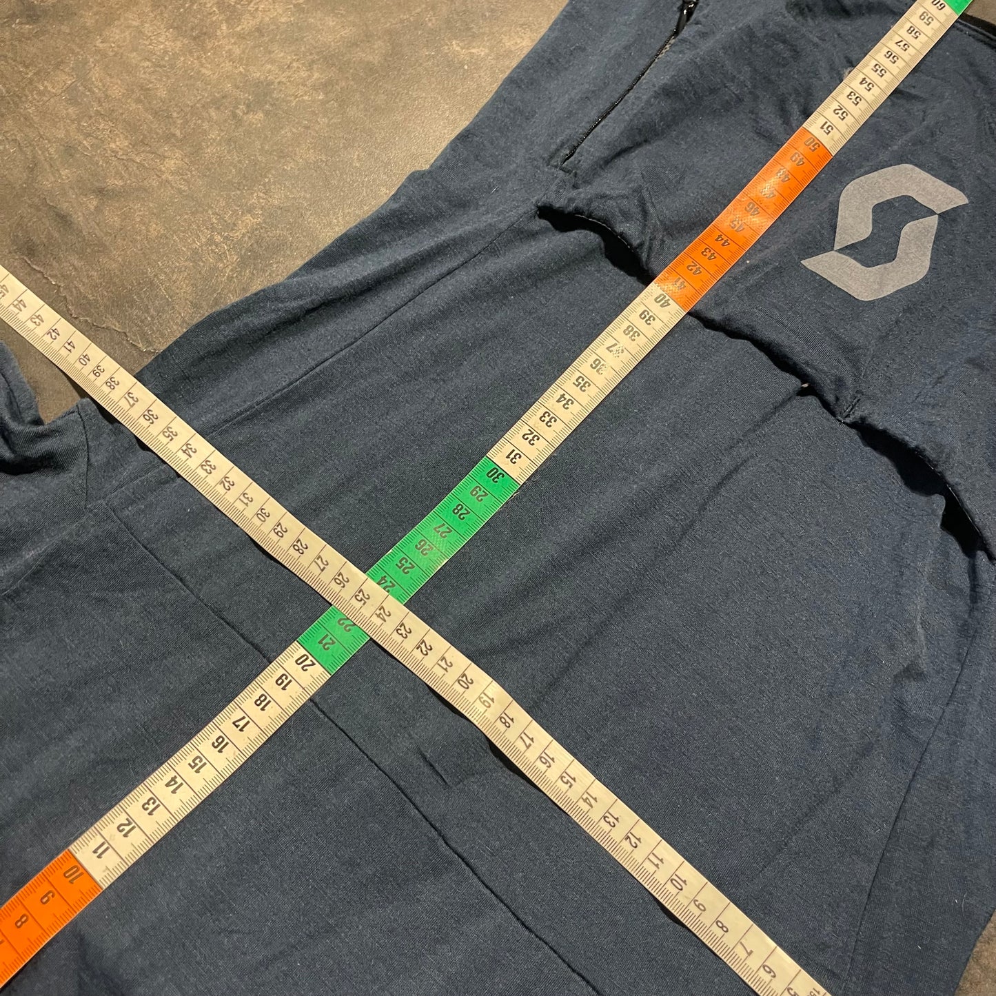 Merino Radtrikot (S Damen) Full Zip Radshirt dunkelblau von Scott