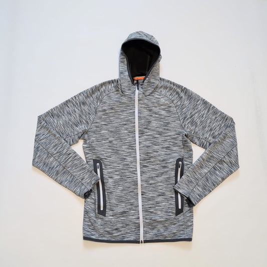 Jacke Ortovox Merino inside (L Herren) Fleece Hoodie grau meliert