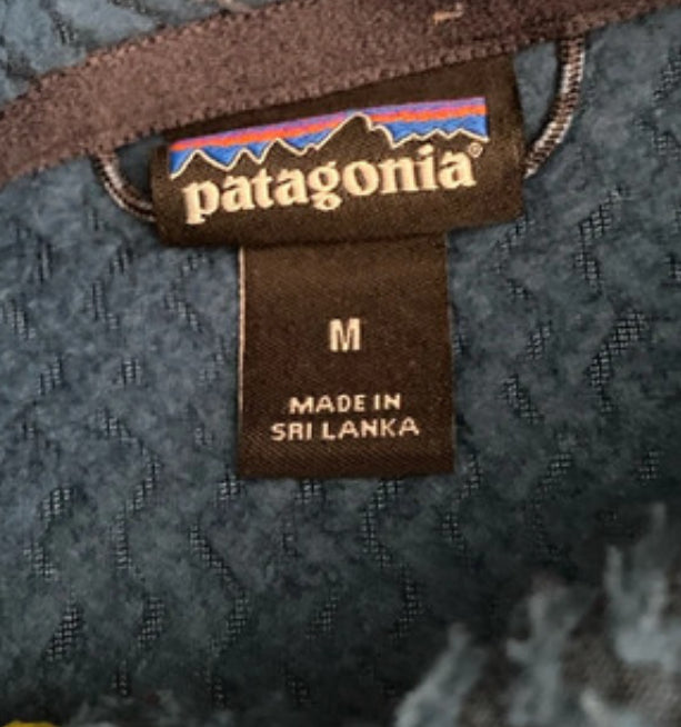 Patagonia R1 Air Fleece Zip-Neck (M Herren) Pullover blau