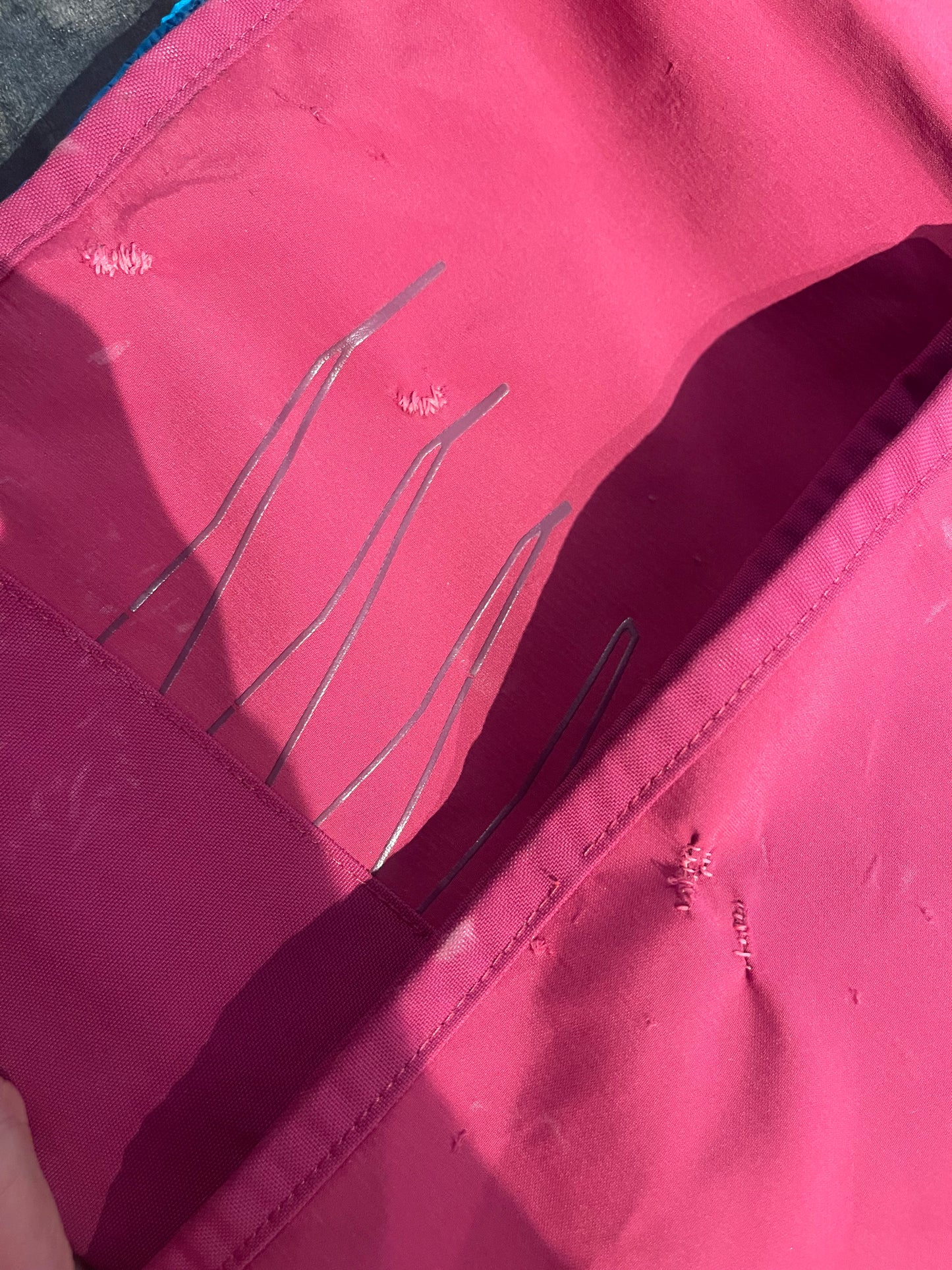 Skitouren Hose von Vaude (M/ L Damen) 3L Hardshell Magenta pink