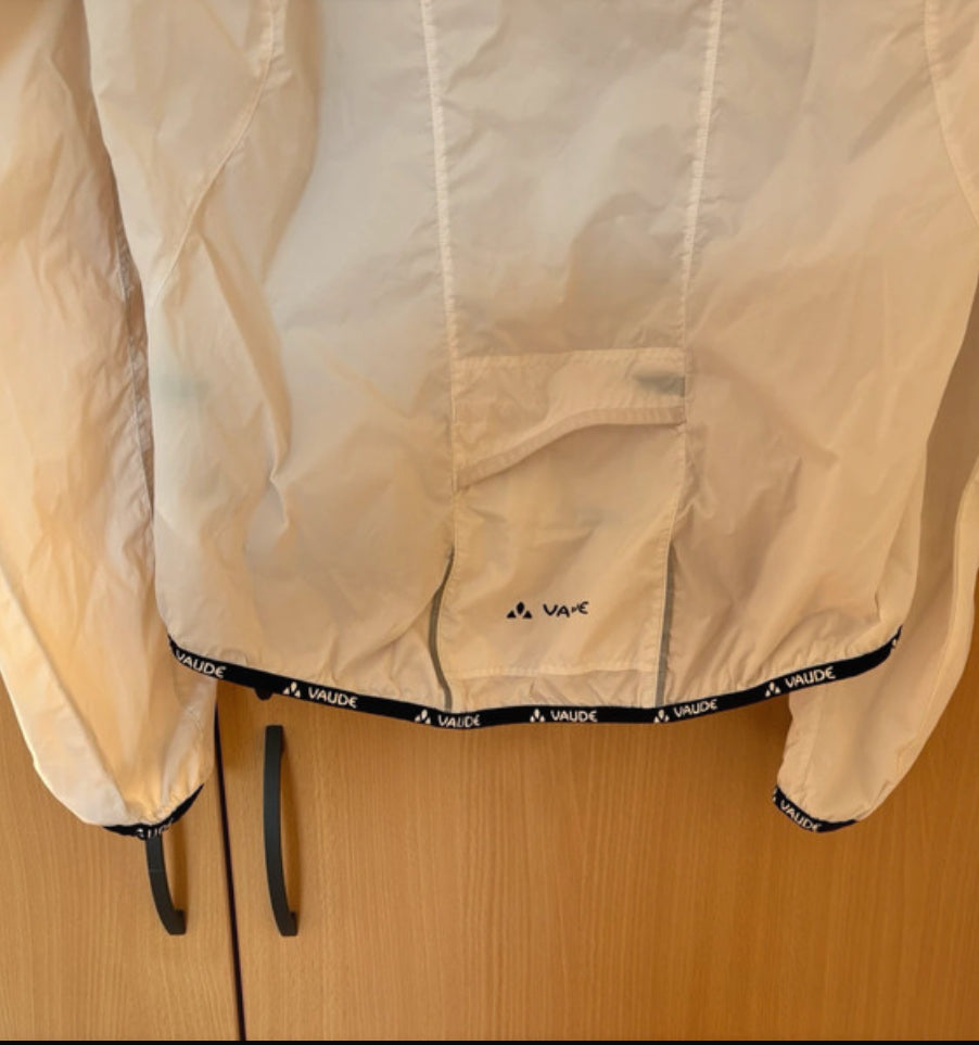 Rad Wind- Regen- Jacke von Vaude (XL Herren) weiß