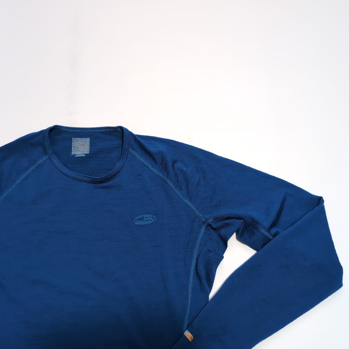 Longsleeve Icebreaker ( S Herren / M Damen ) Merino 200 Baselayer blau