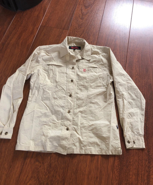 Outdoor Hemd von Fjällräven (M Damen) creme / natur