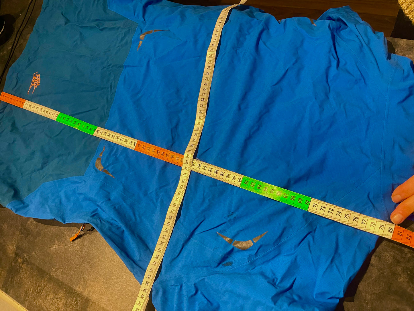 Hardshell Jacke Bergans of Norway (M Herren) wasserdicht blau