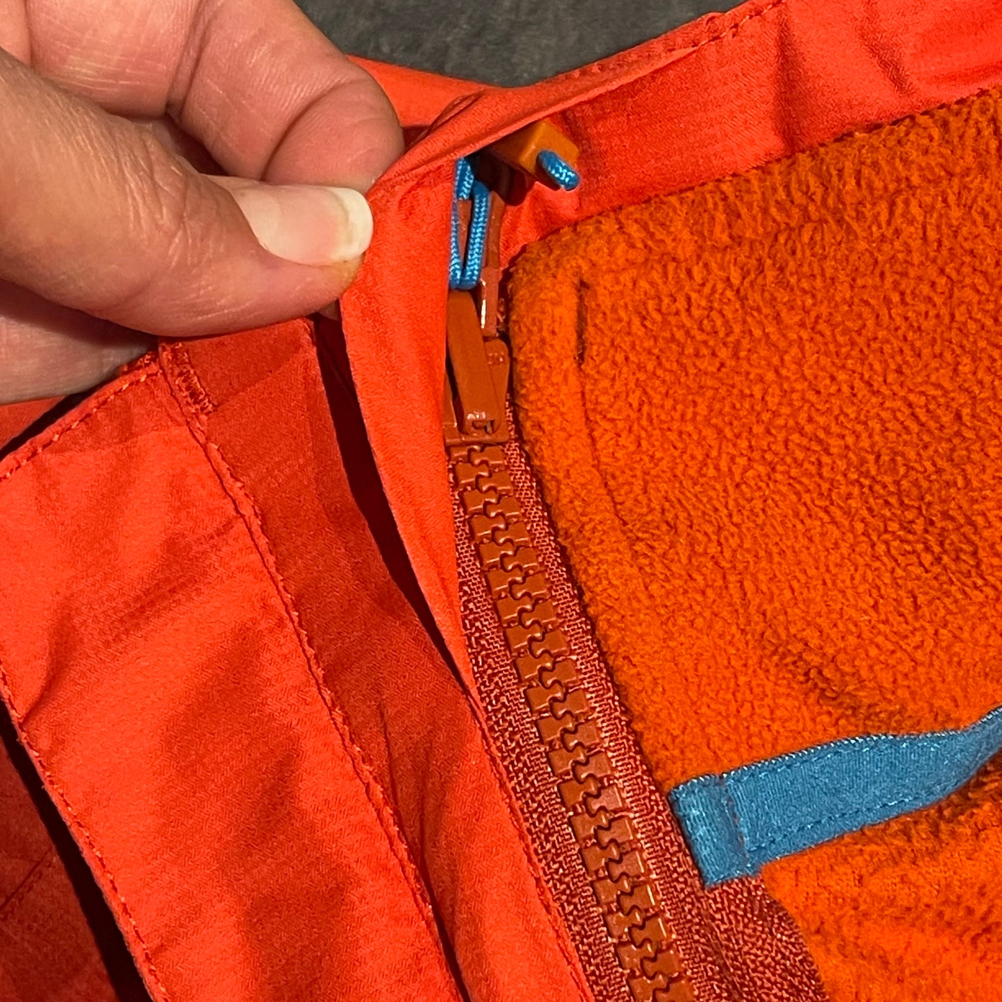 3in1 Jacke von Salewa (L Herren) wasserdicht orange