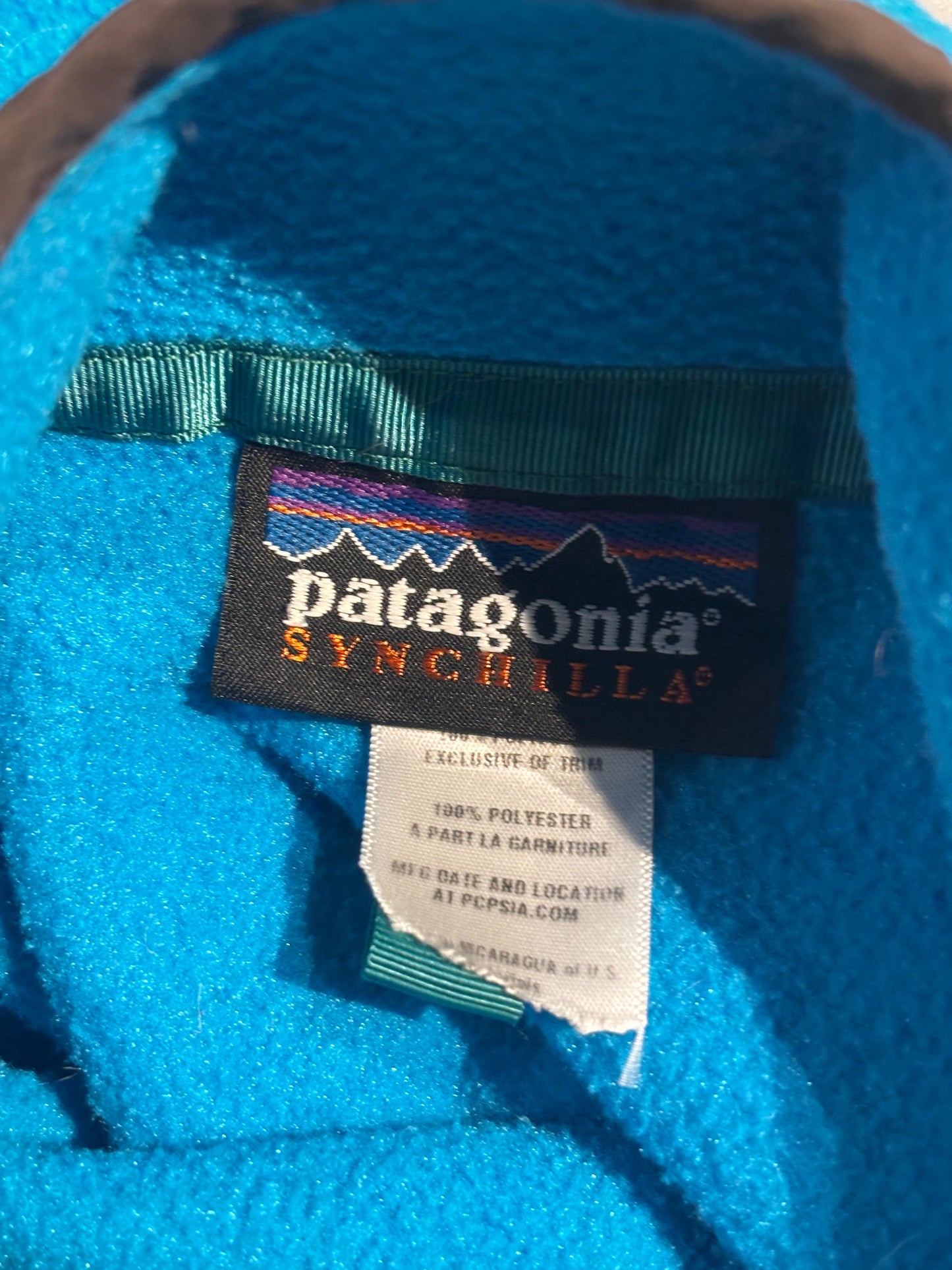 Fleece Pullover Patagonia Synchilla (M Herren / L Damen) blau