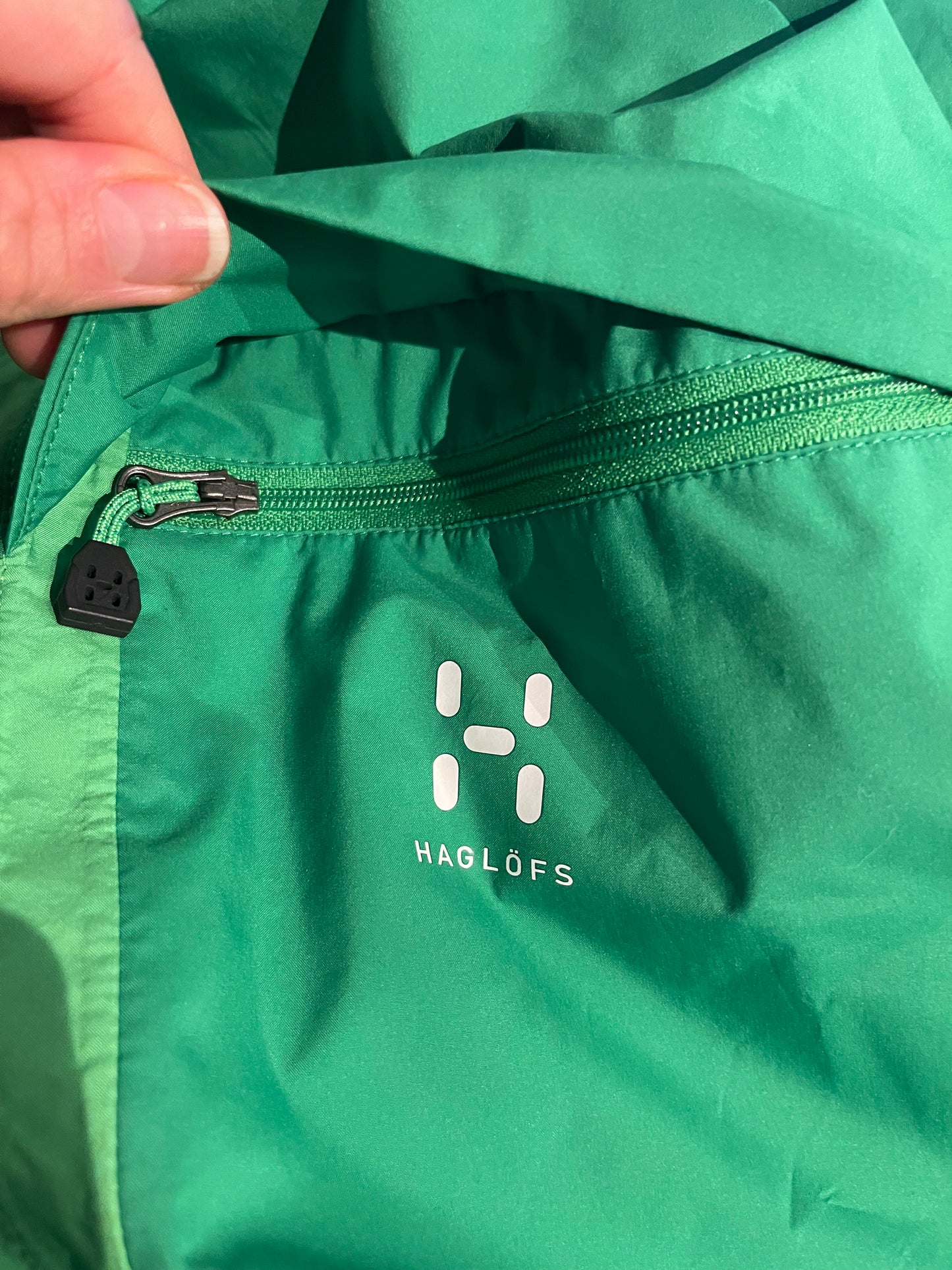 Waterproof Jacke von Haglöfs (XL-XXl: 54 Herren) grün