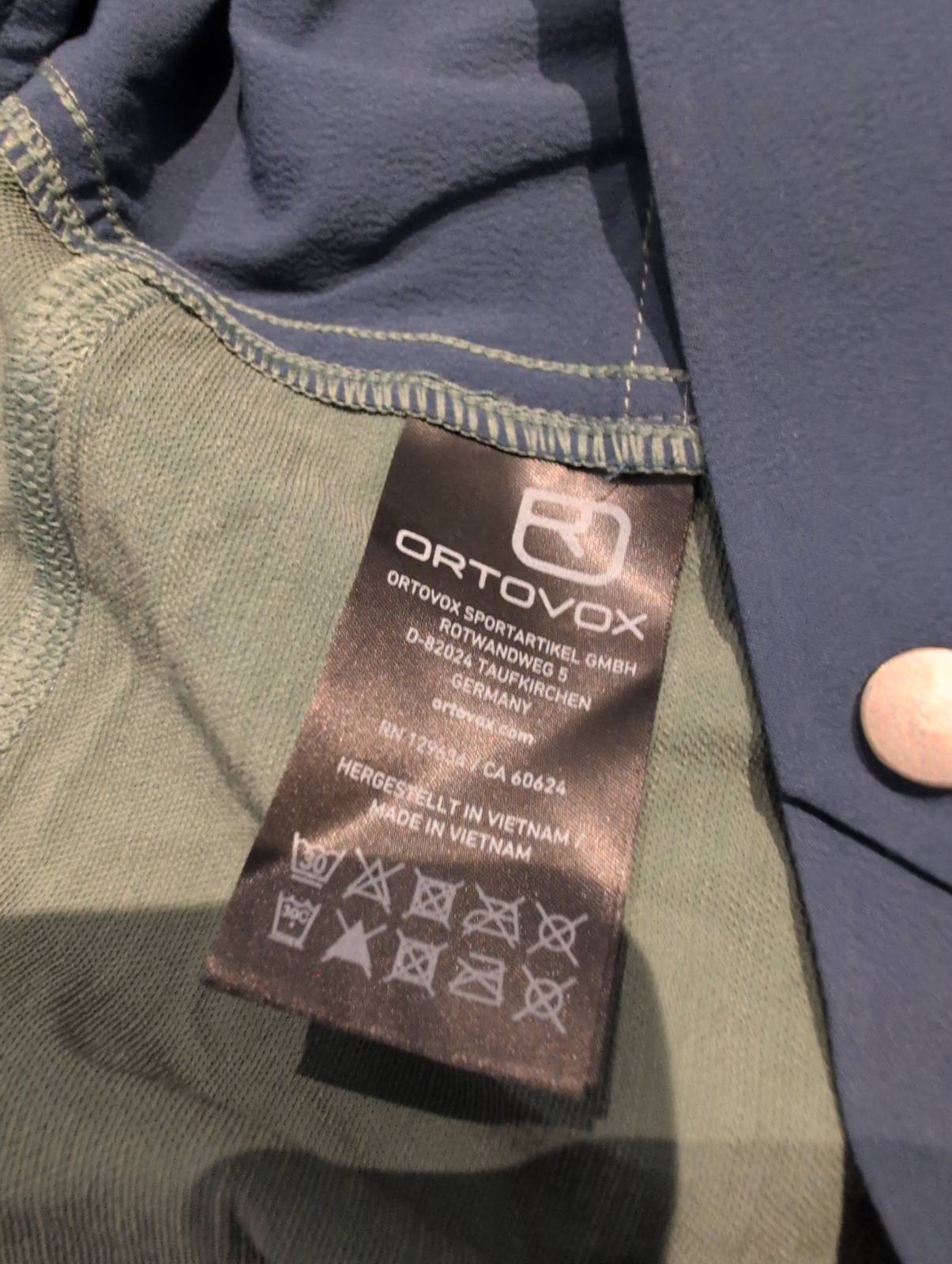 Touren Hose von Ortovox Merino (XXL Herren) Softshell grün blau - wanderlich.com