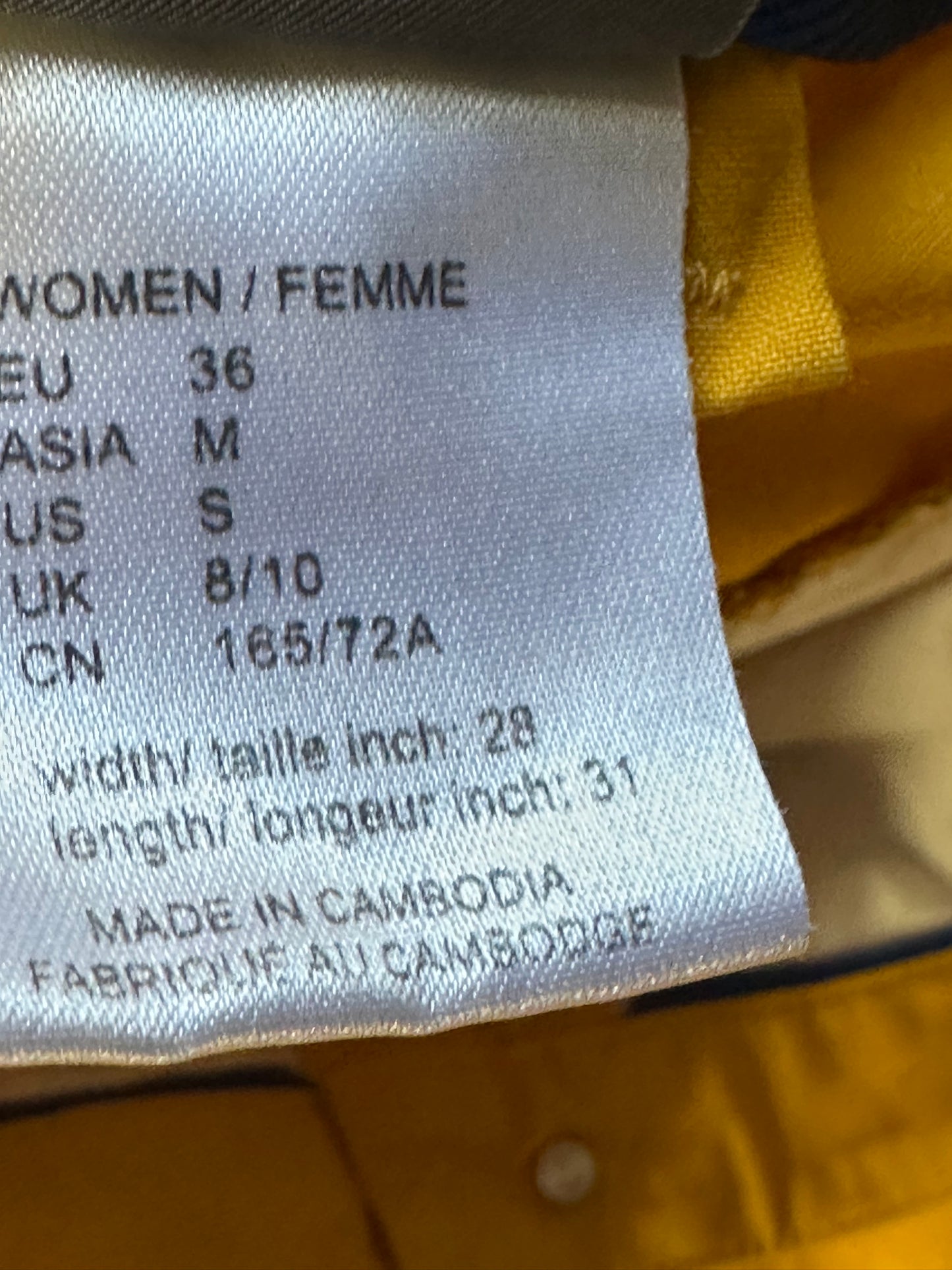 Outdoor Hose (S Damen (28/31) Jack Wolfskin gelb