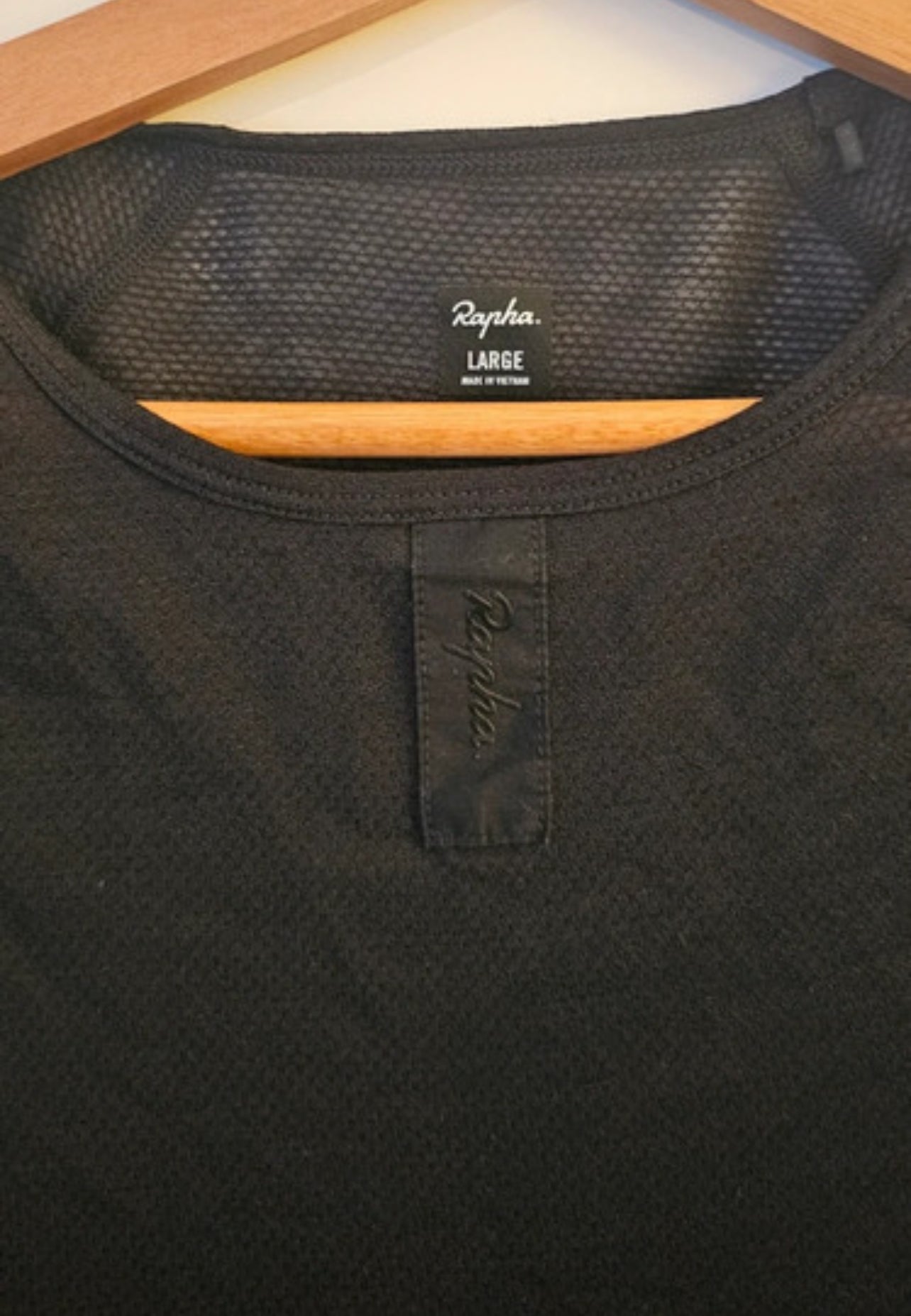 Mesh Base Layer T-Shirt von RAPHA Merino (Herren M) schwarz