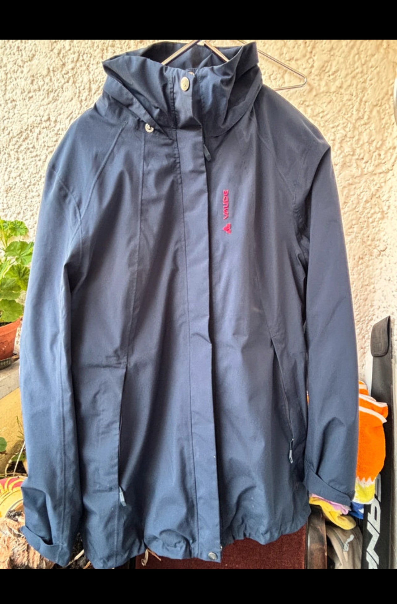 3in1 Regn Jacke von Vaude (XXL /46 Damen) wasserdicht marineblau
