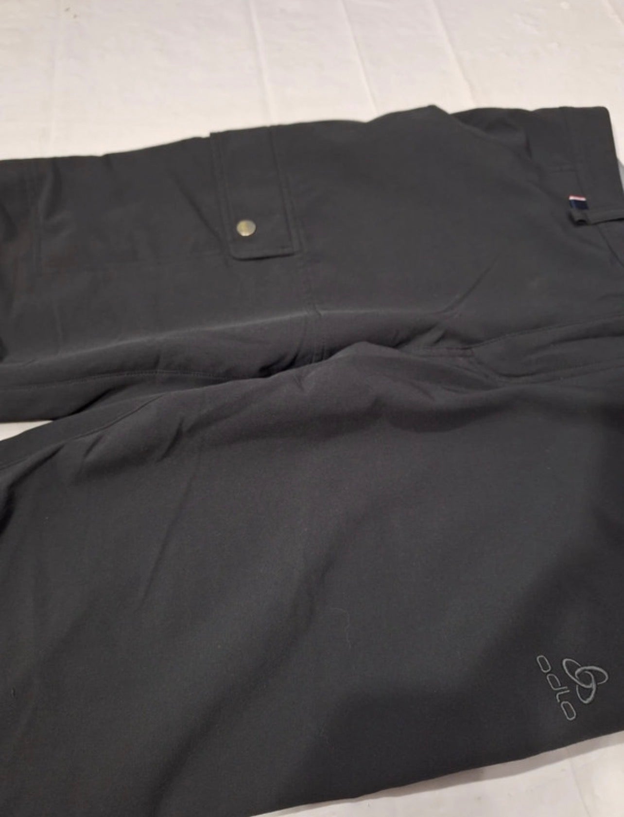 Softshell Hose von Odlo (XL :52 Herren) elastisch schwarz - wanderlich.com