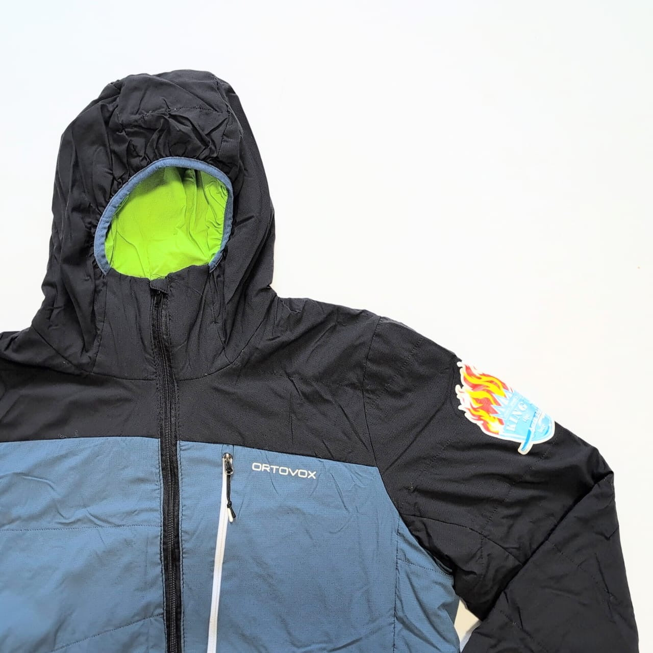 Jacke Ortovox Wolle / Daune (L Herren) schwarz