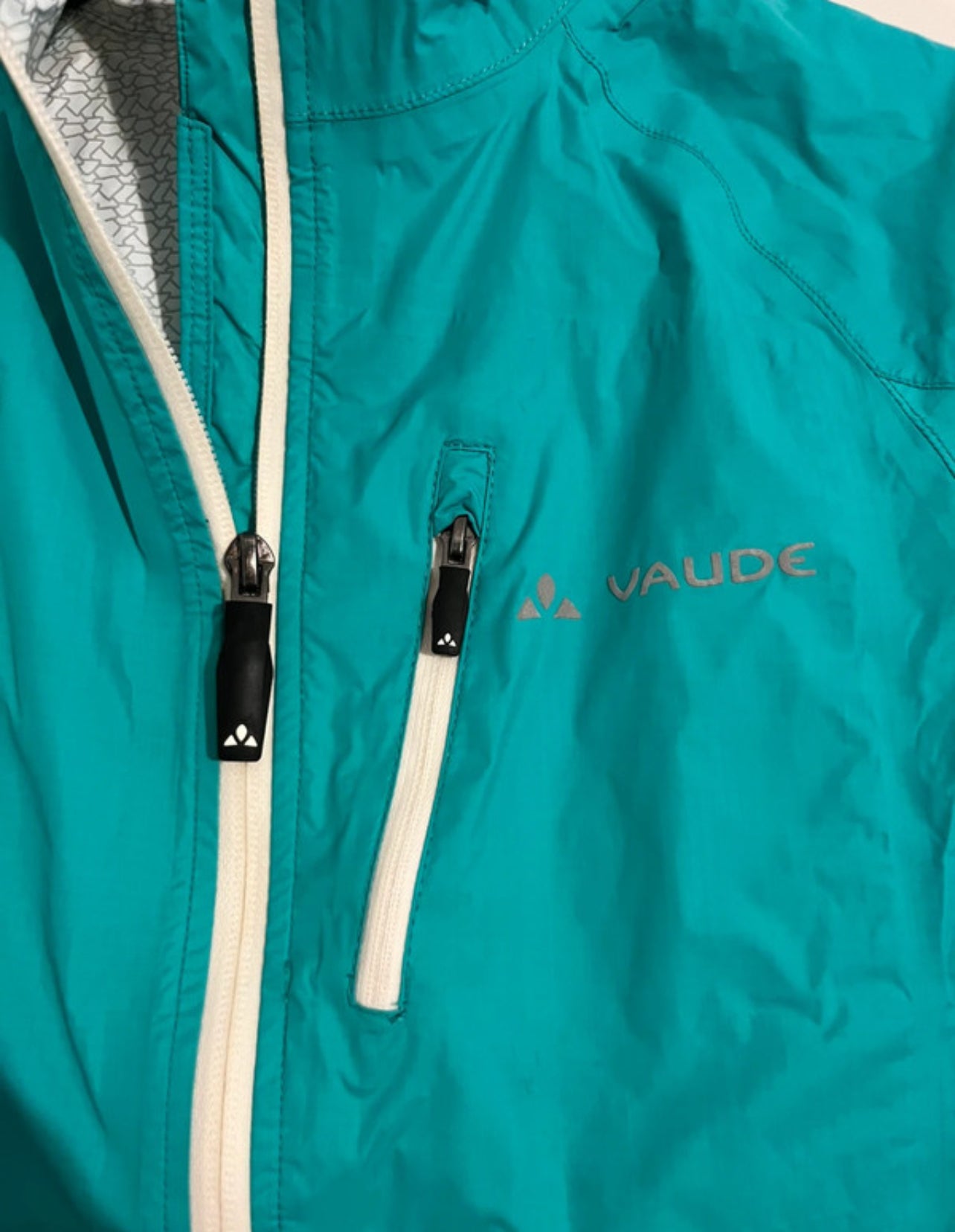 Rad Regen Jacke von Vaude (S Damen) Hardshell türkis