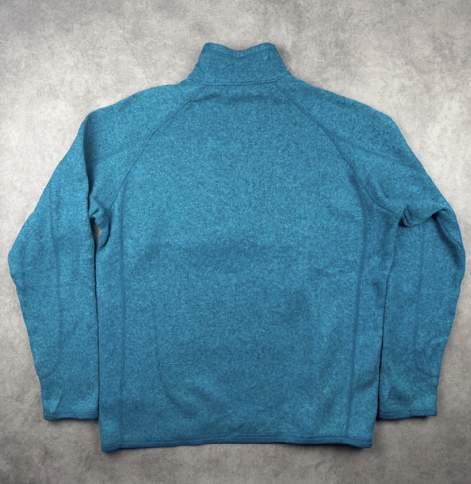 Zip Fleece Pullover Patagonia (L Herren) Better Sweater türkis