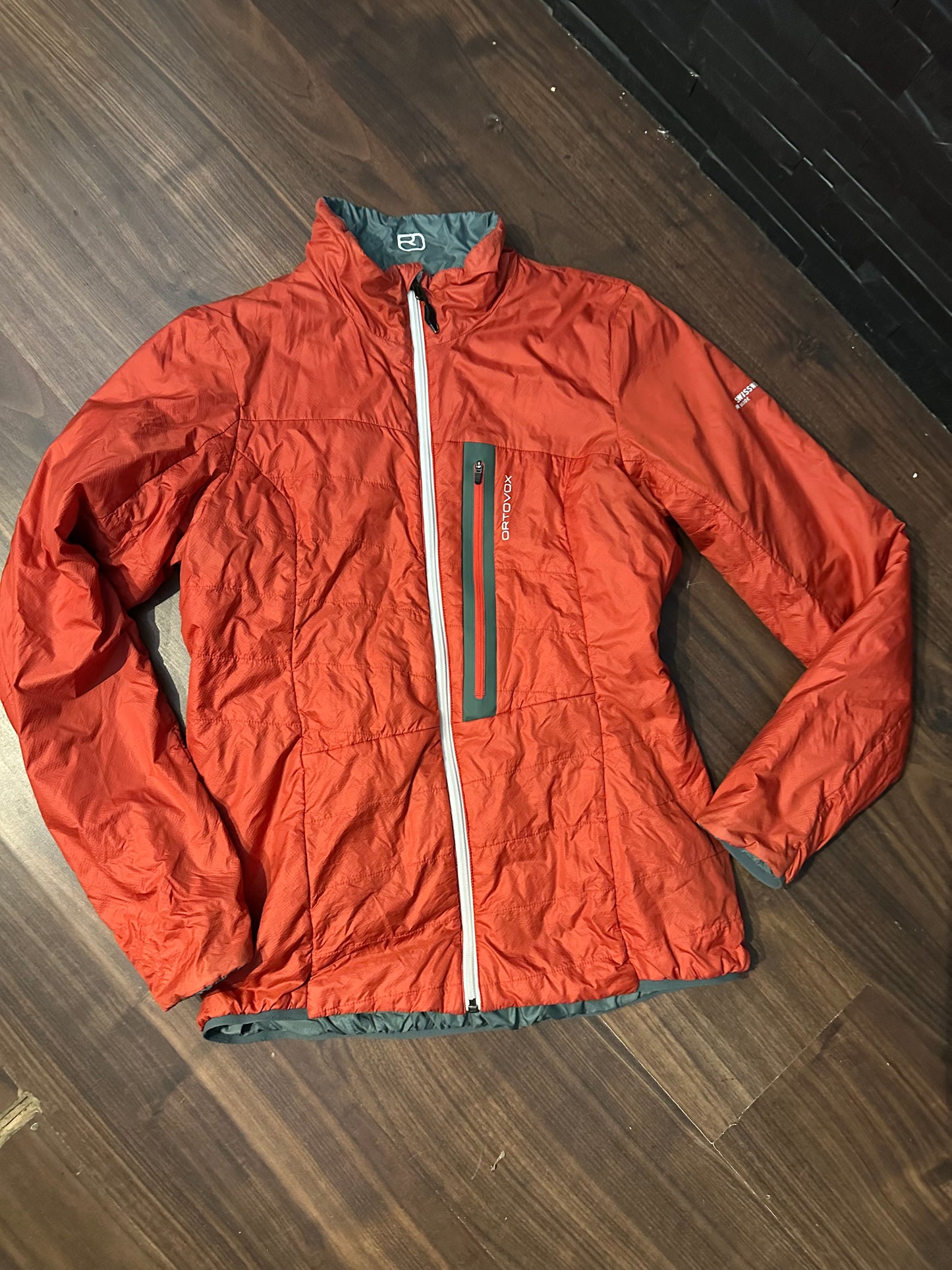Wolle /Daunen Wende Jacke Ortovox (L Damen) Terrakotta Olive
