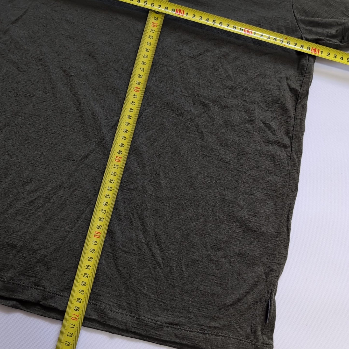 Merino T-Shirt von Icebreaker 150 (M Herren) khaki mit Print