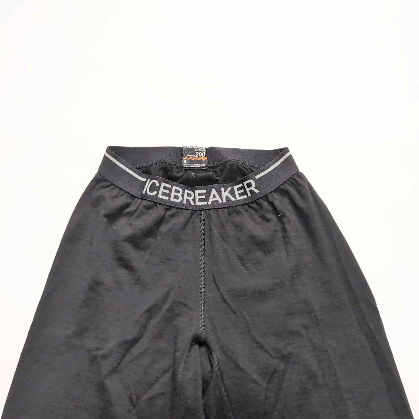 Merino Unterhose von Icebreaker 200 (S Herren) 3/4 Wool Tights schwarz