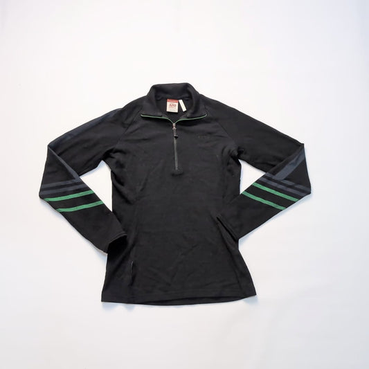 Longsleeve Icebreaker Merino 320 (S Damen) Neck Zip schwarz