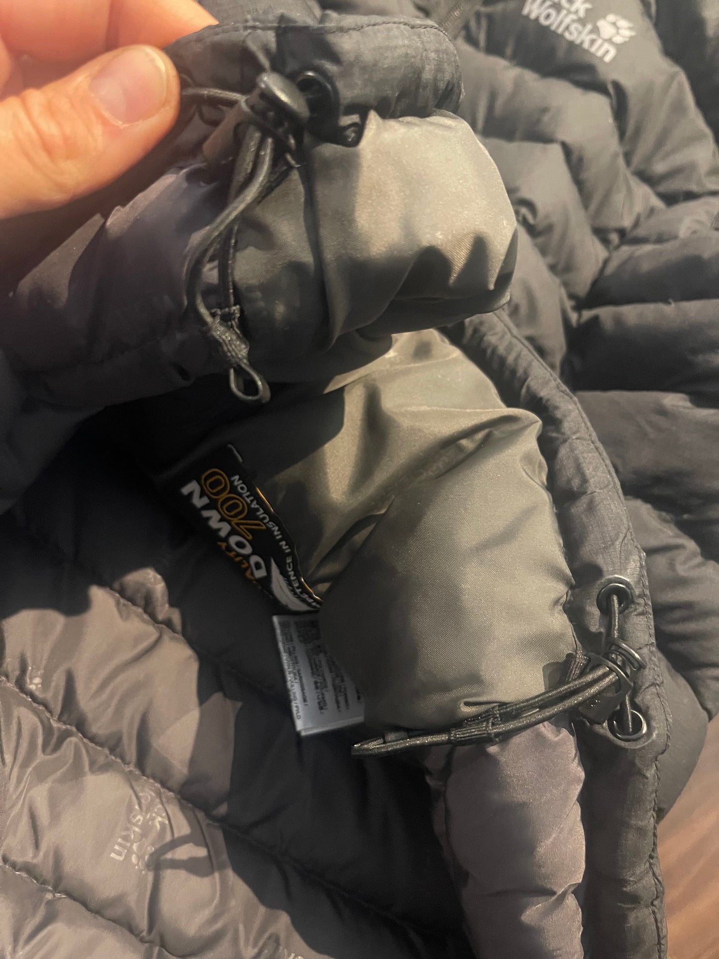 Daunen Weste von Jack Wolfskin (S Damen) schwarz