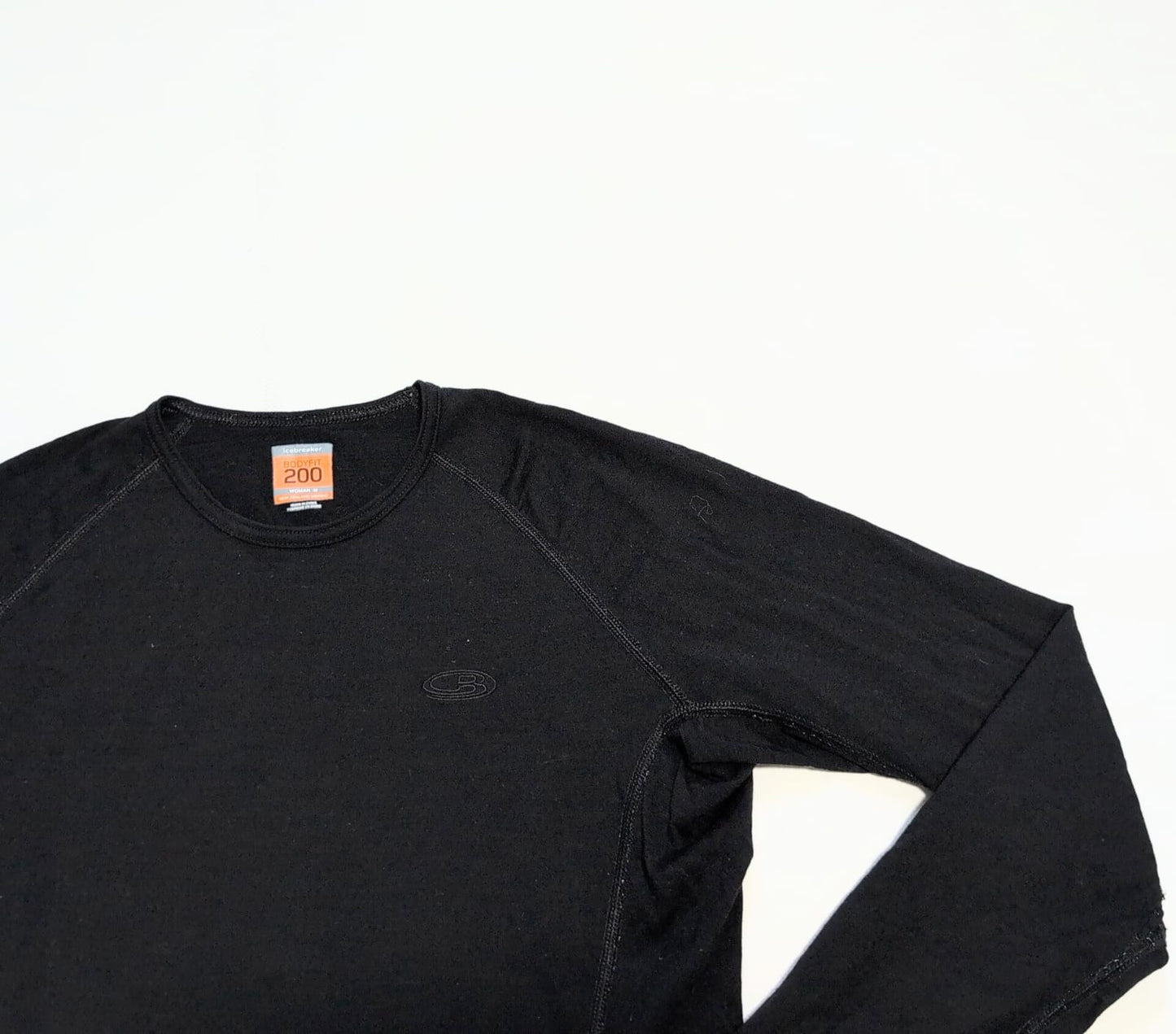 Longsleeve Icebreaker (M Damen) pure Merino 200 schwarz