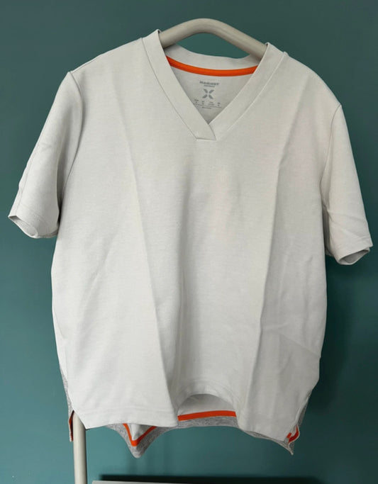 Mammut Eiger T-Shirt Crop Top (XL Damen) grau weiß