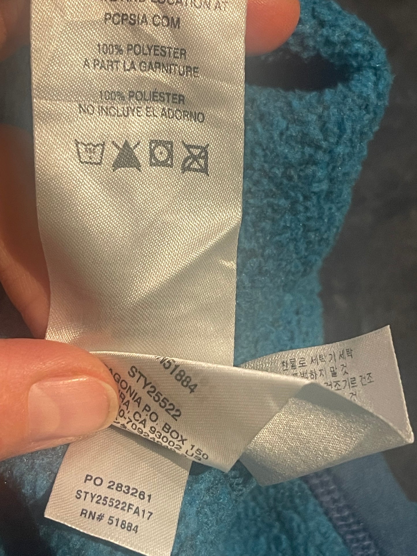 Zip Fleece Pullover Patagonia (L Herren) Better Sweater türkis