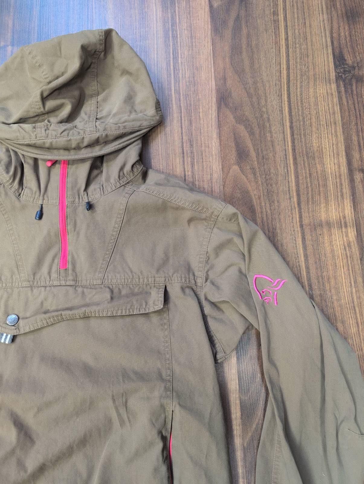 Schlupf Jacke von Norrøna (M Damen) Baumwolle wasserfest braun - wanderlich.com
