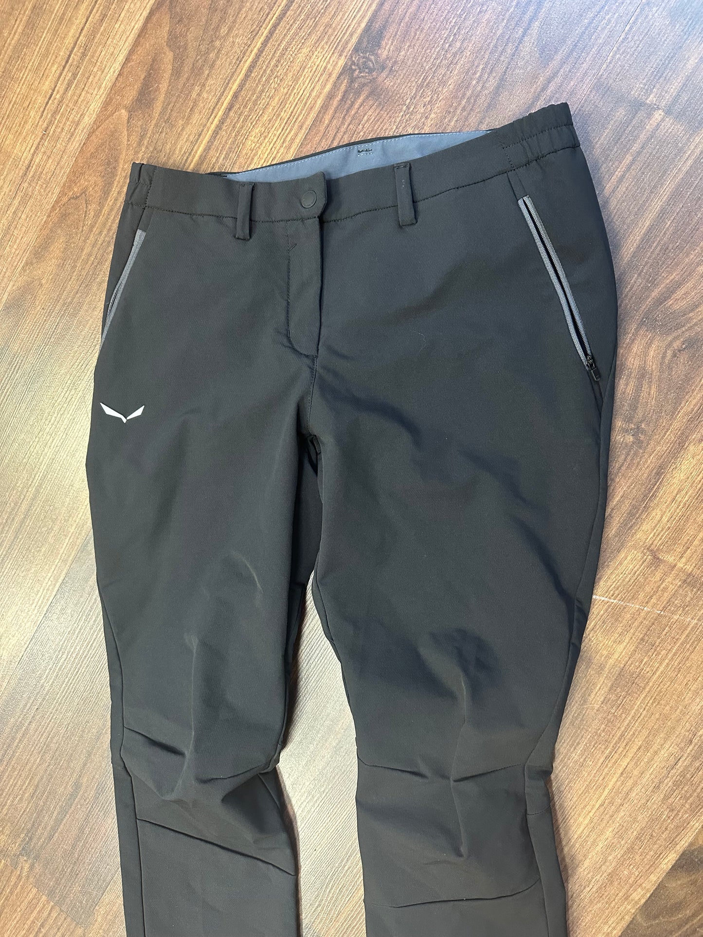 Hose von Salewa leichtes Softshell (M Damen ) schwarz elastisch