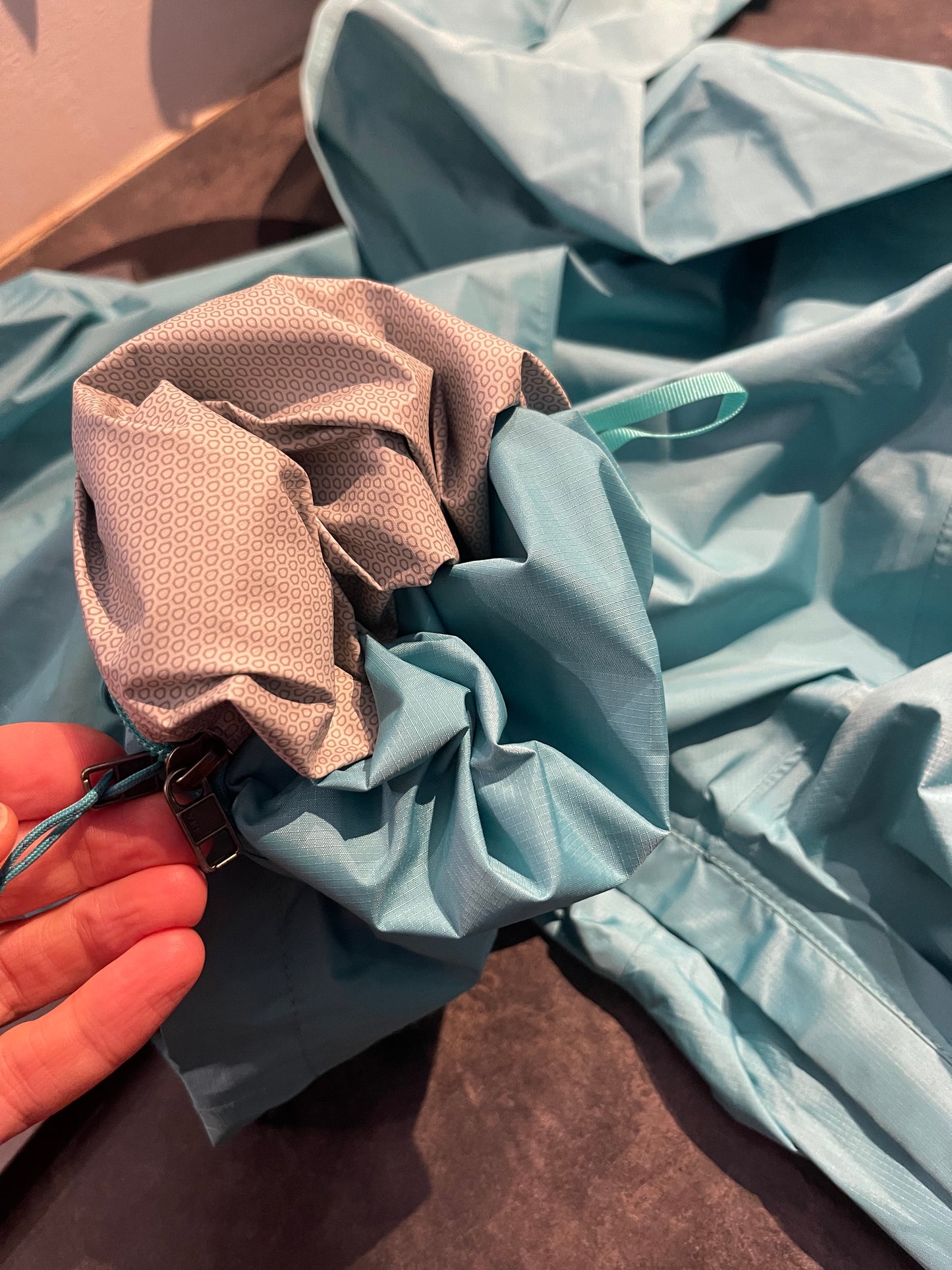 Hardshell Jacke von Patagonia (M Damen) Regenjacke blau